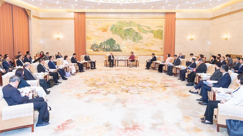 蘇輝會見臺灣民意代表交流參訪團一行